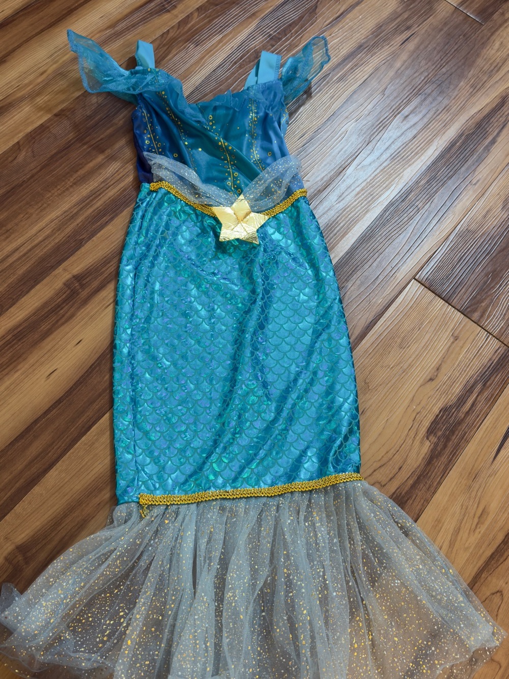 Target Teal and Gold Mermaid Dress Costume